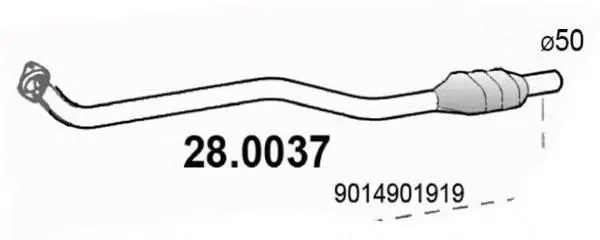 Convertidor - catalisador Mercedes Sprinter 903