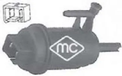 Bomba de motor de fluido para lavador de vidro dianteiro 7704002215 Renault (RVI)