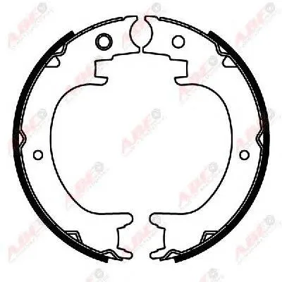 Sapatas do freio de estacionamento Subaru Outback 4 BM