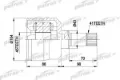 Junta homocinética interna dianteira esquerda Fiat Ducato 230