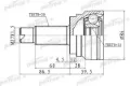 Junta homocinética externa dianteira BMW X6 E71