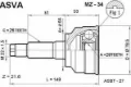 Junta homocinética externa dianteira direita Mazda Protege 4 DOOR