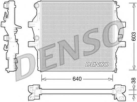 Radiador de esfriamento de motor 5801255814 Iveco