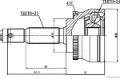 Junta homocinética externa dianteira Mitsubishi Galant EA