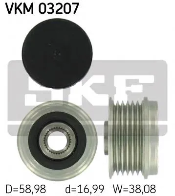 Polia do gerador Fiat 500 312