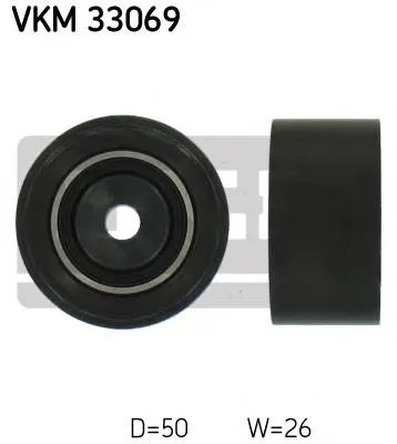Rolo parasita da correia de transmissão Peugeot 307 3A, 3C