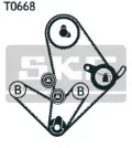 Correia do mecanismo de distribuição de gás, kit Mitsubishi Pajero L04G, L14G