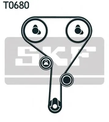 Correia do mecanismo de distribuição de gás, kit Fiat Stilo 192