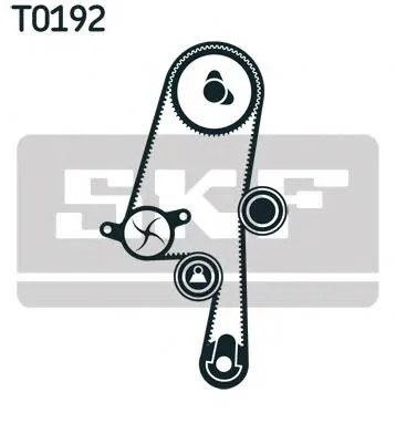 Correia do mecanismo de distribuição de gás, kit Volvo XC90