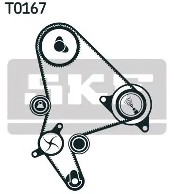 Correia do mecanismo de distribuição de gás, kit Fiat Ducato 2 230L