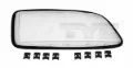 Vidro da luz direita Volvo V70 LV