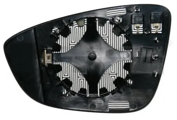 Elemento espelhado do espelho de retrovisão direito 95D1554M Polcar