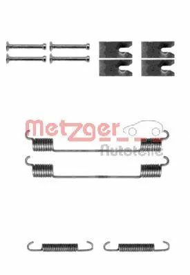 Kit de montagem das sapatas traseiras de tambor 77363851 Fiat/Alfa/Lancia
