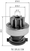 Roda-livre do motor de arranco Nissan Vanette C23