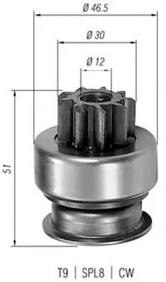Roda-livre do motor de arranco 3132060A10 Nissan/Infiniti