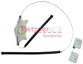 Kit de reparação do mecanismo de acionamento de vidro da porta dianteira Volkswagen Touran 1T1, 1T2