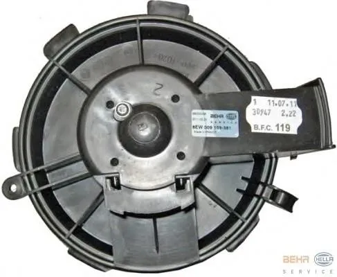 Motor de ventilador de forno (de aquecedor de salão) Peugeot 206 2A/C