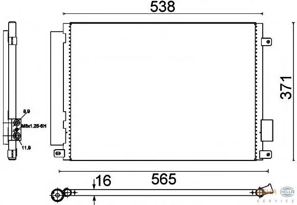 Radiador de aparelho de ar condicionado Mahle Original AC787000S preço, a partir de