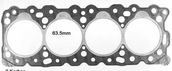 Vedante de cabeça de motor (CBC) H2766220 Glaser