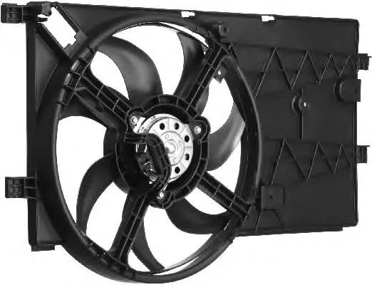 Difusor do radiador de esfriamento, montado com motor e roda de aletas 080051 Transporterparts