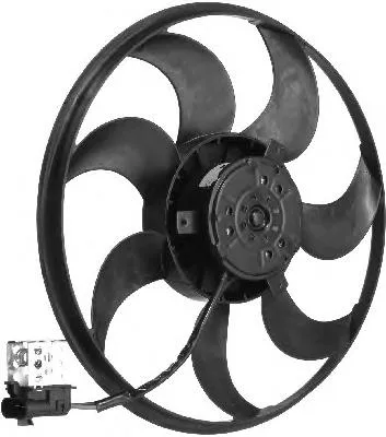 Ventilador elétrico de esfriamento montado (motor + roda de aletas) 13128831 Opel