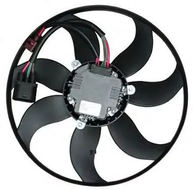 Ventilador elétrico de esfriamento montado (motor + roda de aletas) esquerdo LE046 Beru