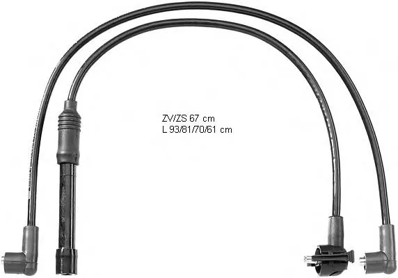 Fios de alta voltagem, kit ZEF1131 Beru