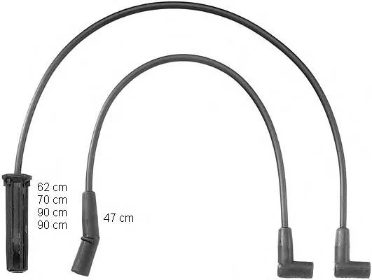 Fios de alta voltagem, kit ZEF835 Beru