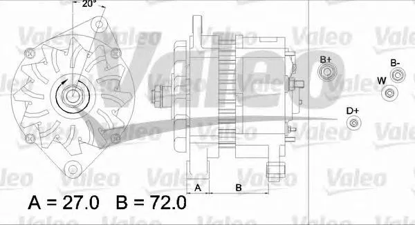 Gerador 437446 VALEO