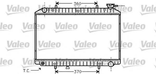 Radiador de esfriamento de motor 734426 VALEO