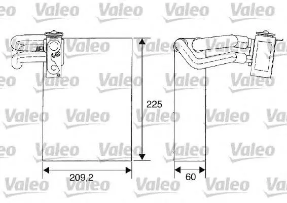 Vaporizador de aparelho de ar condicionado Dacia Logan KS