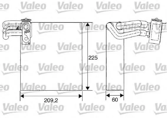  Vaporizador de aparelho de ar condicionado Dacia Logan 