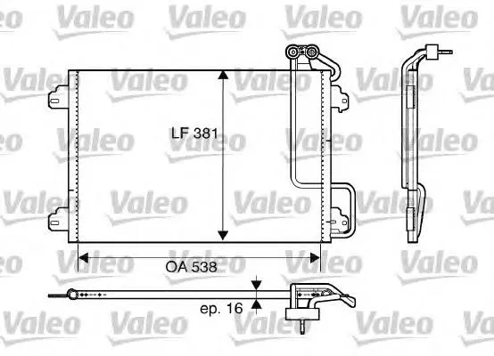 Radiador de aparelho de ar condicionado Renault Scenic 1 JA0, JA1, FA0