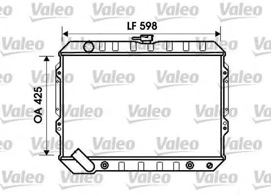 Radiador de esfriamento de motor 5273085 Polcar