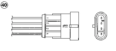 Sonda lambda, sensor de oxigênio Fiat Punto 2 188
