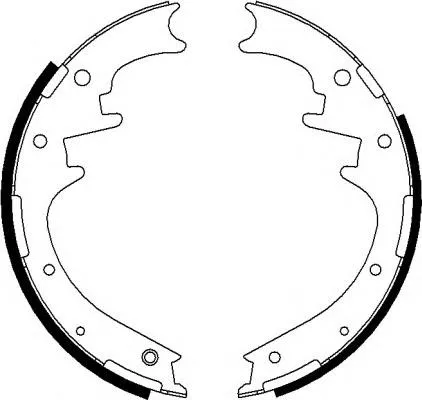 ZZM526310 Mazda Sapatas do freio traseiras de tambor