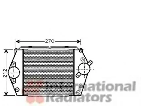 Radiador de intercooler Mazda 6 GY