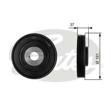 Polia de cambota 5100009 Autotechteile