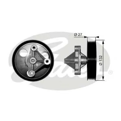 Rolo parasita da correia de transmissão T36194 Gates