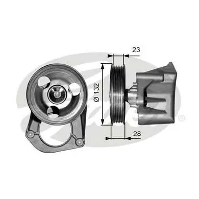 Rolo parasita da correia de transmissão T36085 Gates