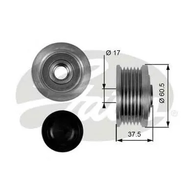 Polia do gerador Fiat Punto 2 188