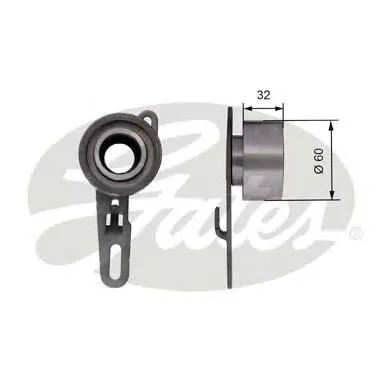 Rolo de reguladora de tensão da correia do mecanismo de distribuição de gás Ford Transit 3 V