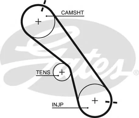 Correia do mecanismo de distribuição de gás MRB97MR25 MarkBest