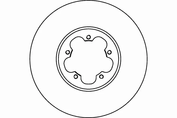 Disco do freio dianteiro Ford Transit 6 V347/8