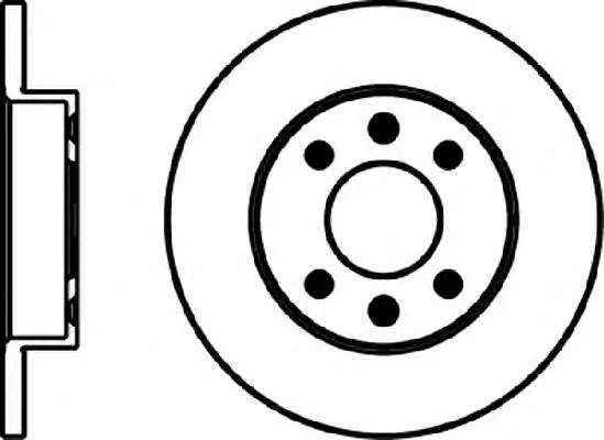 Disco do freio dianteiro Renault 11