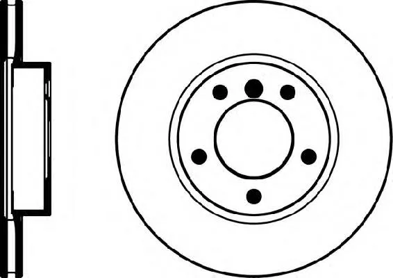 Disco do freio dianteiro BMW 3 E46