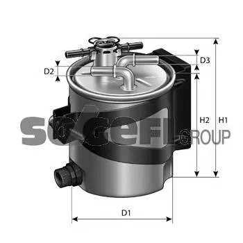 Filtro de combustível FCS740 Purflux