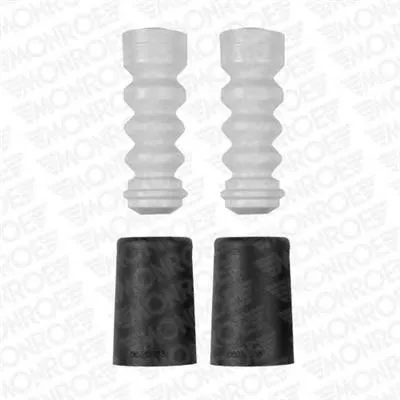 Pára-choque (grade de proteção) de amortecedor traseiro + bota de proteção Volkswagen Polo 3 6N2