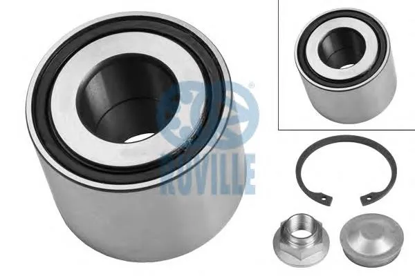 Rolamento de cubo traseiro 5558 Ruville