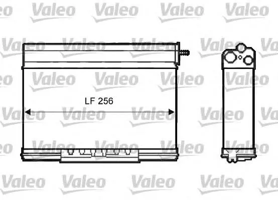 Radiador de forno (de aquecedor) 812401 VALEO